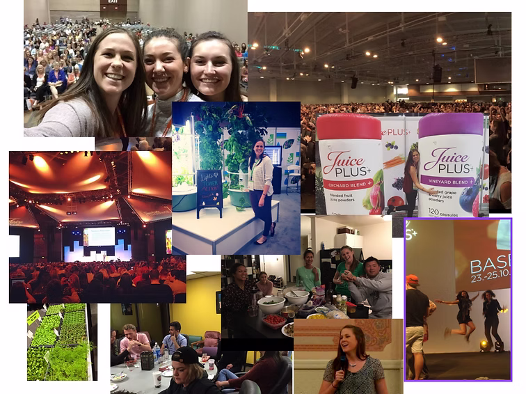 Juice Plus+ wellness brand image, representing community-first customer building