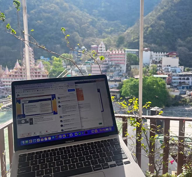 Managing a 300+ person event from Rishikesh, India